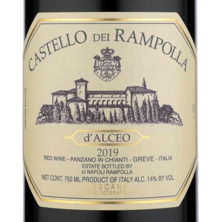 Castello Dei Rampolla Toscana Rosso Vigna D'Alceo 2019 - 750ML - Front Label