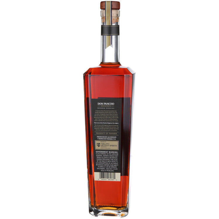 Don Pancho Aged Rum Reserva Especial Origenes 18 Yr 80 - 750ML