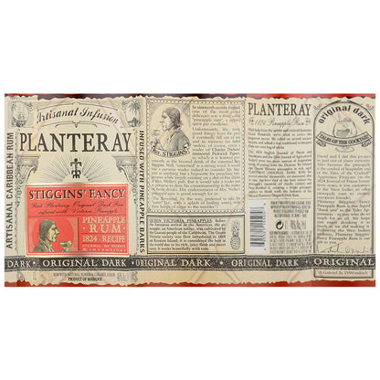 Planteray Pineapple Flavored Rum Stiggins Fancy Pineapple 80 - 1.0L - Front Label