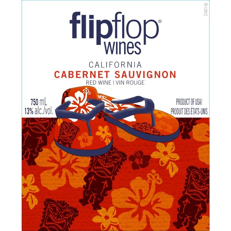 Flipflop Cabernet Sauvignon California - 750ML - Front Label