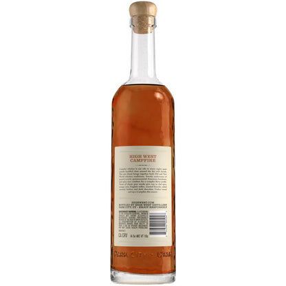 High West Campfire Whiskey A Blend Of American & Scottish Whiskies 92 - 750ML - Back