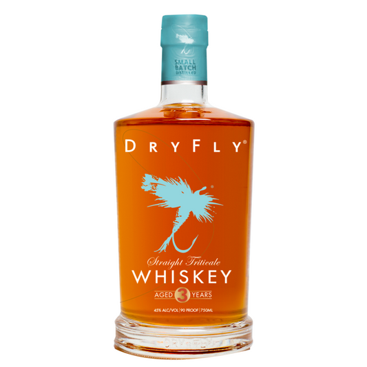 Dry Fly Straight Whiskey Triticale 3 Yr 90 - 750ML - Front