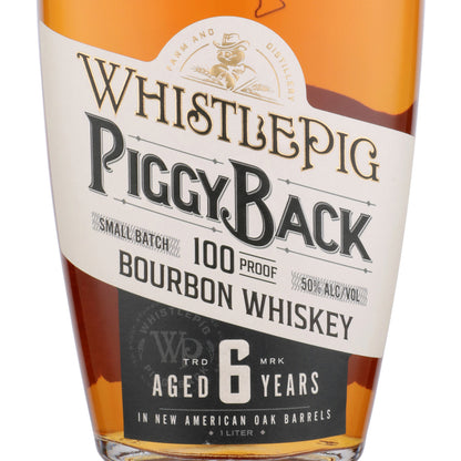 Whistlepig Bourbon Piggyback In New American Oak Barrels 6 Yr 100 - 1.0L