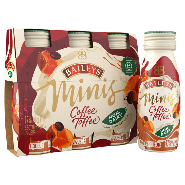 Baileys Cream Liqueur Coffee Toffee Non-Dairy Made With Oat Milk 34 - 100ML - Front