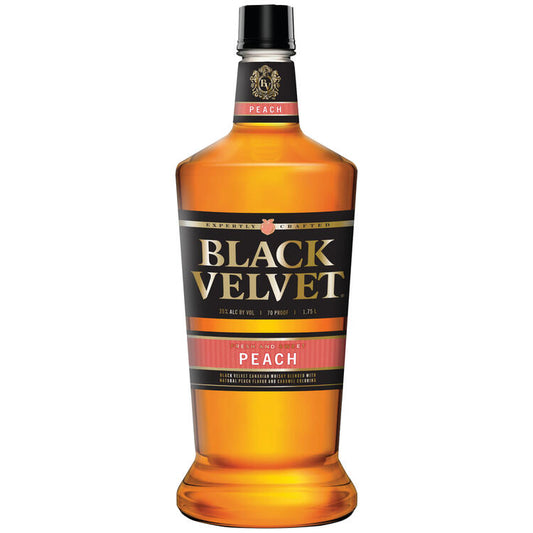 Black Velvet Peach Flavored Whiskey 70 - 1.75L - Front