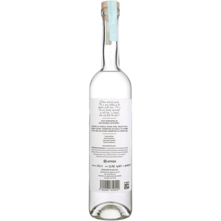 Divino Maguey Mezcal Artesanal Maguey Espadin Joven 84 - 1.0L - Back