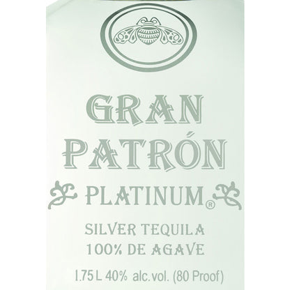 Gran Patron Tequila Gran Patron Platinum 80 - 1.75L - Front Label