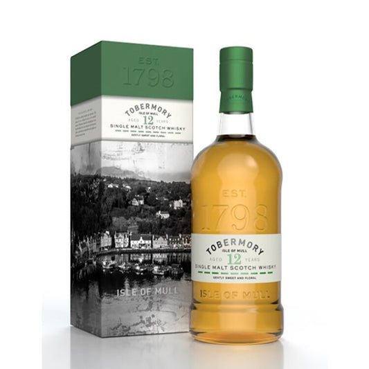 Tobermory Single Malt Scotch 12 Yr 92.6 - 750ML - Front