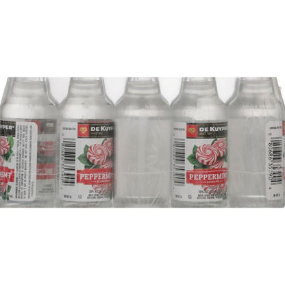 Dekuyper Blustery Peppermint Schnapps Burst 60 - 50ML - Front Label