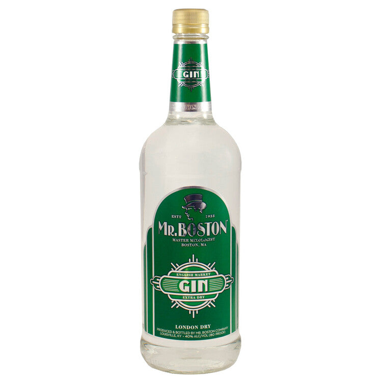 Mr. Boston English Market Gin Extra Dry 80 - 1.0L - Front