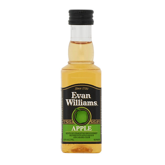 Evan Williams Apple Whiskey Liqueur 65 - 50ML - Front