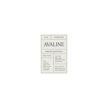 Avaline Sauvignon Blanc France Made With Organic Grapes - 750ML