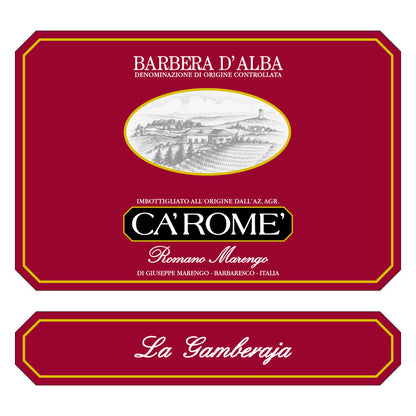Ca'Rome' Barbera D'Alba La Gamberaja 2022 - 750ML