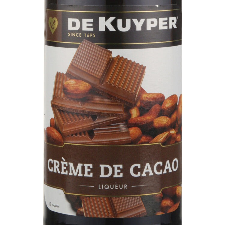 Dekuyper Creme De Cacao Dark 48 - 1.0L - Front Label