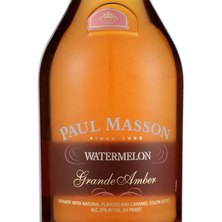 Paul Masson Watermelon Flavored Brandy Grande Amber 54 - 1.75L - Front Label