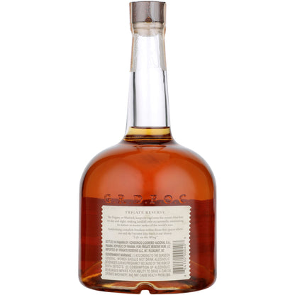 Frigate Reserve Aged Rum 8 Yr 80 - 750ML - Back