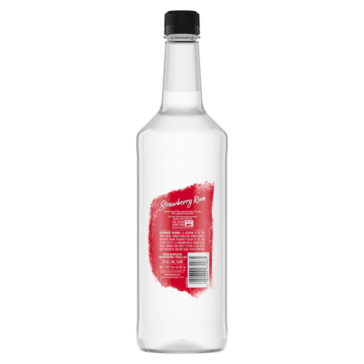 Cruzan Strawberry Flavored Rum 42 - 1.0L - Back