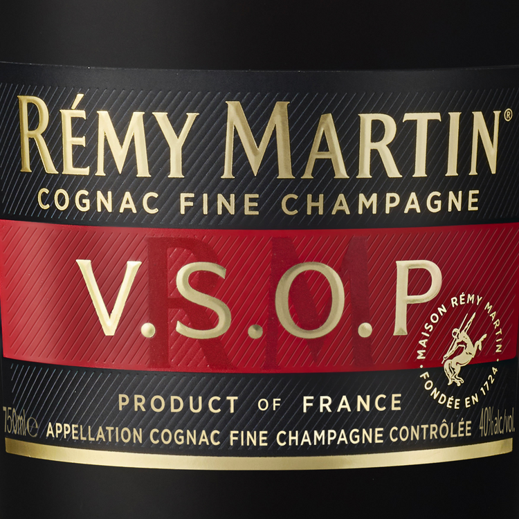 Remy Martin Fine Champagne Cognac Vsop 80 - 1.0L - Front Label