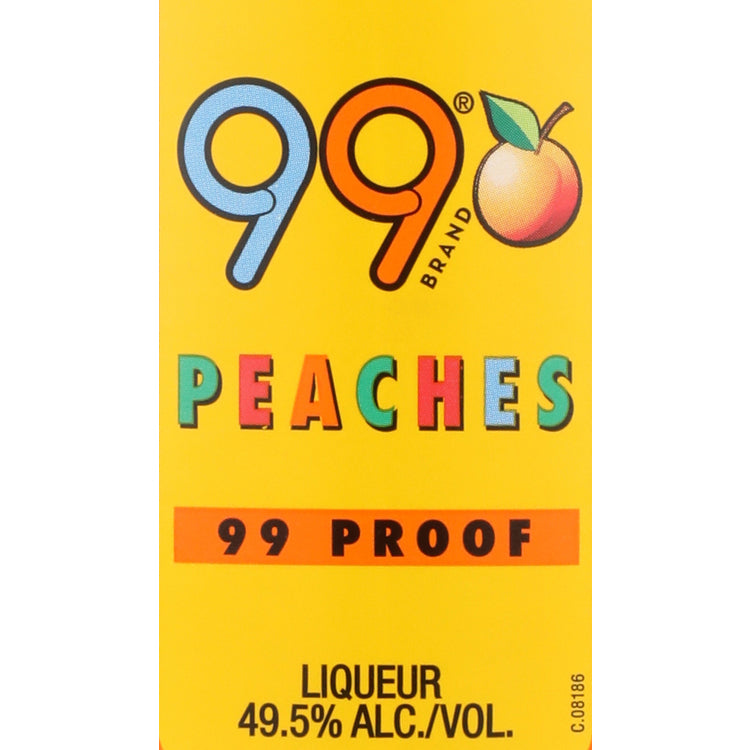 99 Brand Peach Schnapps 99 - 50ML - Front Label
