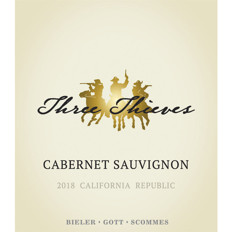 Three Thieves Cabernet Sauvignon California - 750ML - Front Label