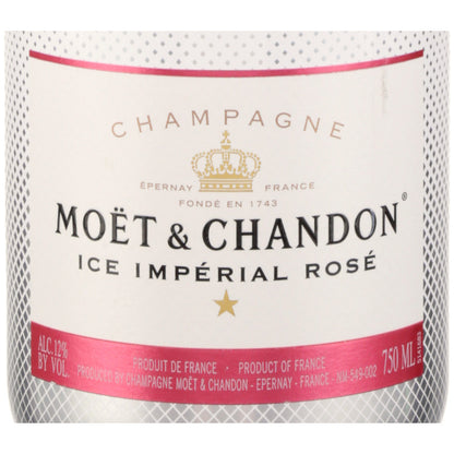 Moet & Chandon Champagne Ice Imperial Rose - 750ML - Front Label