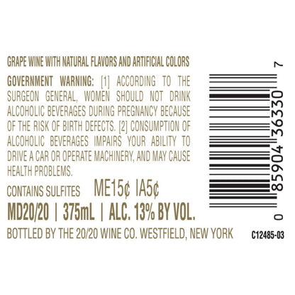 Md 20/20 Electric Melon - 375ML - Back