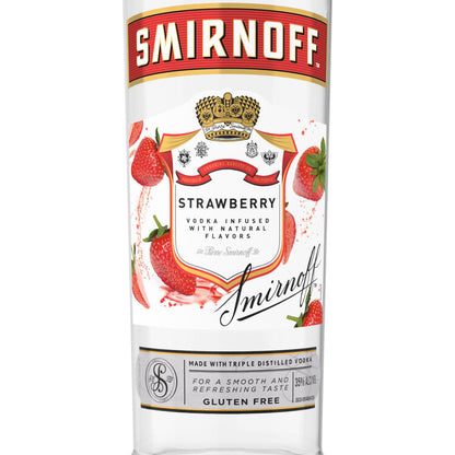 Smirnoff Vodka Strawberry Flavored 60 - 750ML