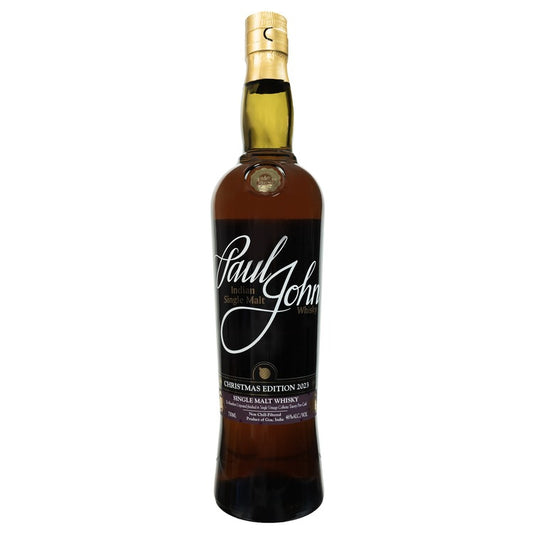 Paul John Single Malt Whisky Christmas Edition 2023 92 - 750ML - Front