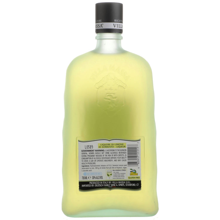 Villa Massa Limoncello Piano Di Sorrento 60 - 750ML - Back