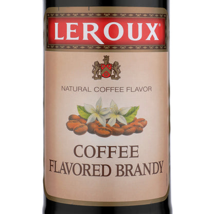 Leroux Coffee Flavored Brandy 60 - 1.0L - Front Label