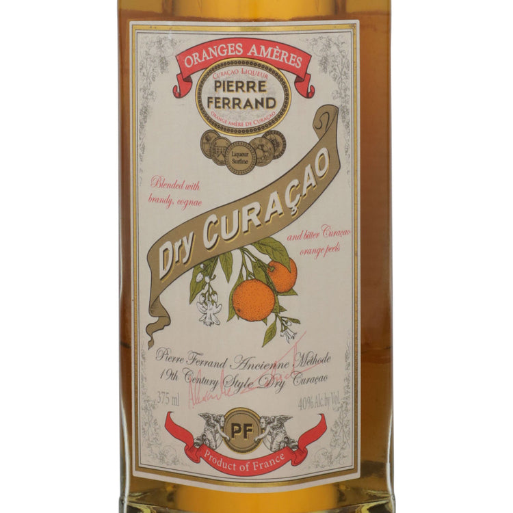 Ferrand Curacao Dry Oranges Ameres 80 - 375ML - Front Label
