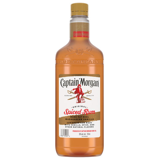 Captain Morgan Spiced Rum Original Real Madagascar Vanilla 70 - 750ML