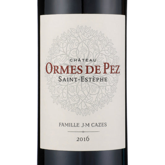Chateau Ormes De Pez Saint Estephe 2016 Wood Box - 750ML - Front Label