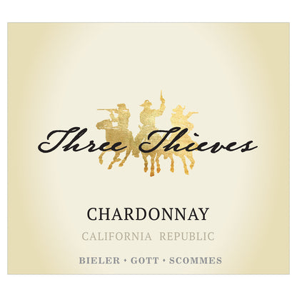 Three Thieves Chardonnay California - 750ML - Front Label