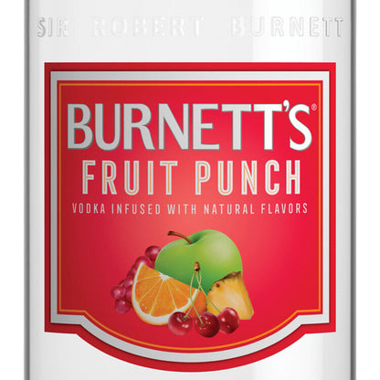 Burnett's Fruit Punch Flavored Vodka 60 - 750ML - Front Label