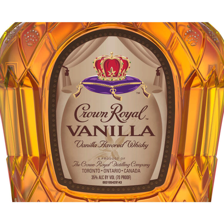 Crown Royal Vanilla Flavored Whiskey 70 - 750ML - Front Label