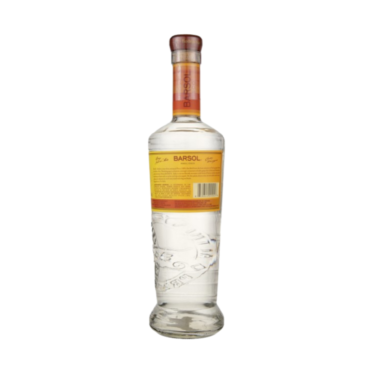 Barsol Pisco Puro Italia 82.6 - 700ML - Back