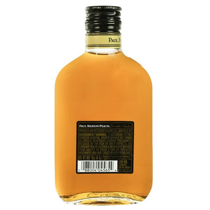 Paul Masson Peach Flavored Brandy Grande Amber 54 - 200ML - Back