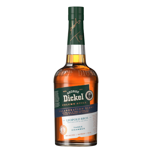 George Dickel Rye Whiskey X Leopold Bros Collaboration Blend Colimn St - 750ML