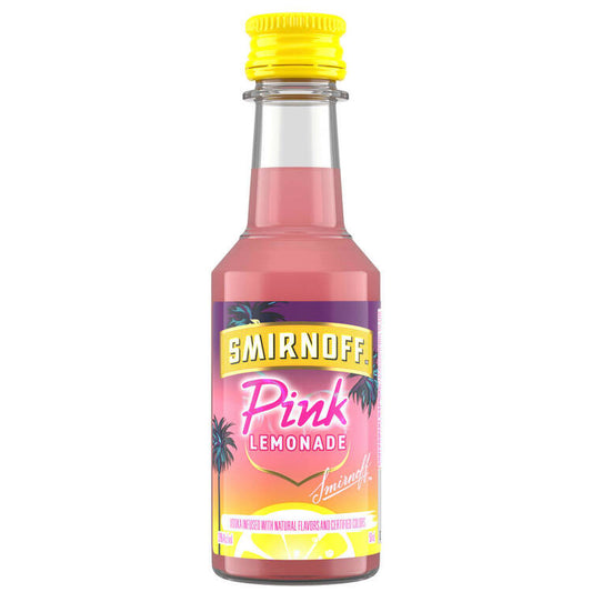 Smirnoff Pink Lemonade Flavored Vodka Limited Edition 60 - 50ML - Front