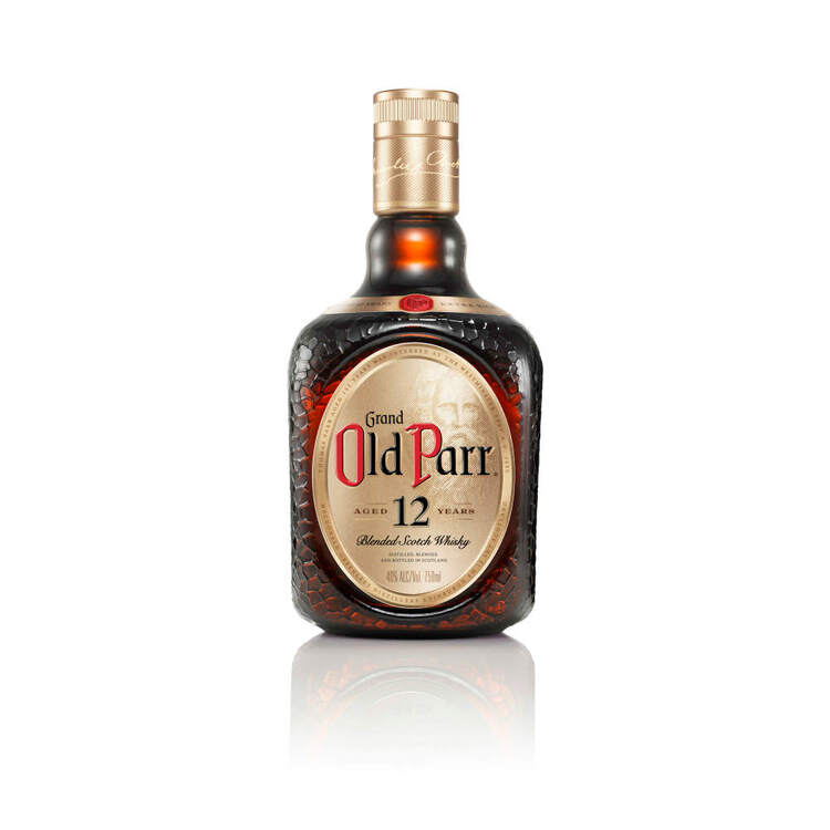 Old Parr Blended Scotch Deluxe 12 Yr 80 - 750ML - Front