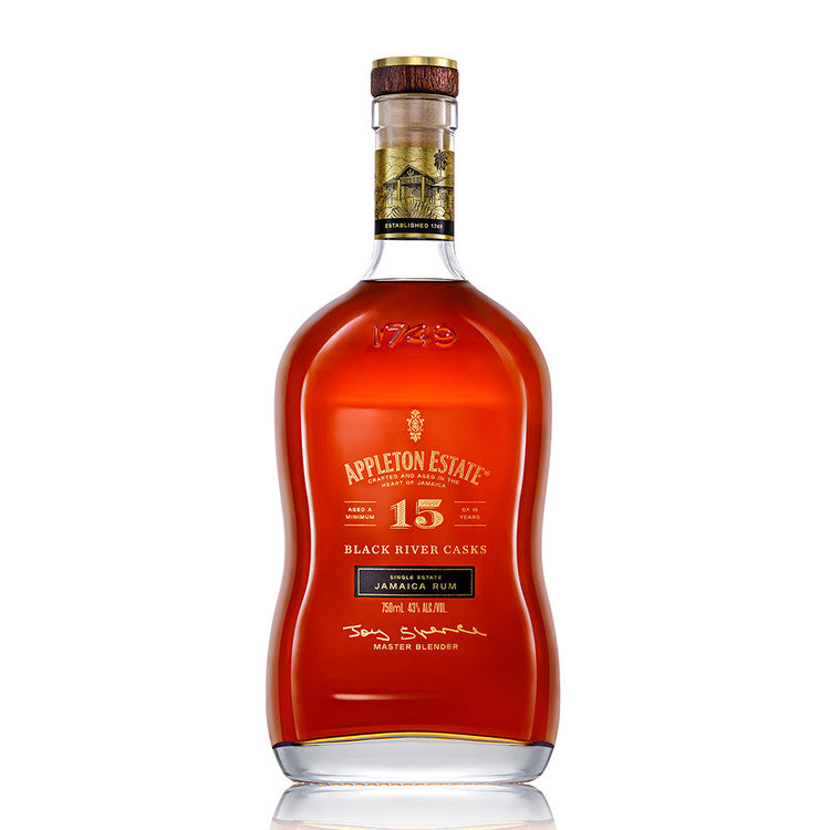 Appleton Estate Aged Rum Black River Casks 15 Yr 86 - 750ML - Front