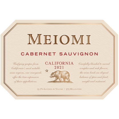 Meiomi Cabernet Sauvignon California - 375ML
