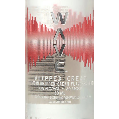 Wave Whipped Cream Flavored Vodka 60 - 50ML - Front Label