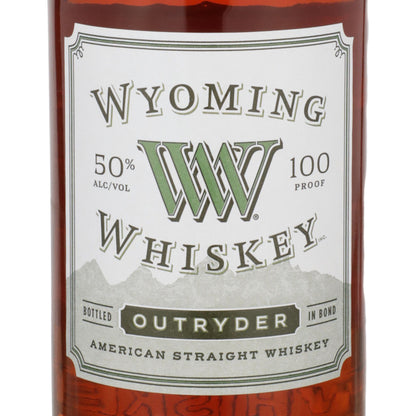 Wyoming Whiskey Straight Whiskey Outryder Bottled In Bond 100 - 750ML