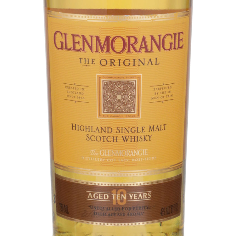 Glenmorangie Single Malt Scotch The Original 12 Yr 86 W/ Gift Box - 750ML - Front Label