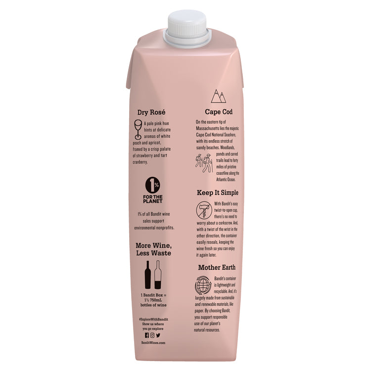 Bandit Dry Rose California - 1.0L - Back