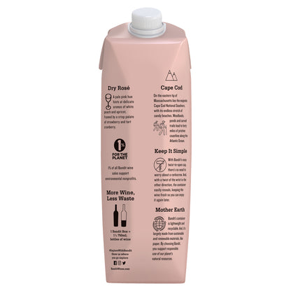 Bandit Dry Rose California - 1.0L - Back