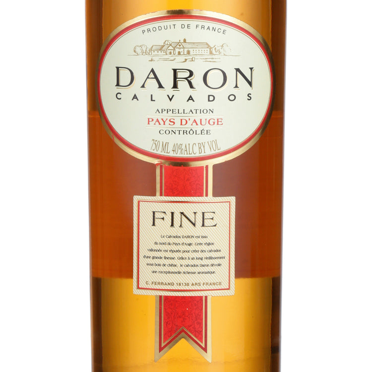 Daron Calvados Pays D'Auge Fine 5 Yr 80 - 750ML - Front Label