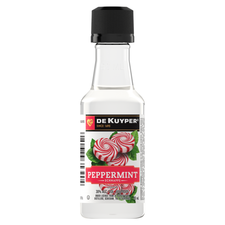Dekuyper Blustery Peppermint Schnapps Burst 60 - 50ML - Front